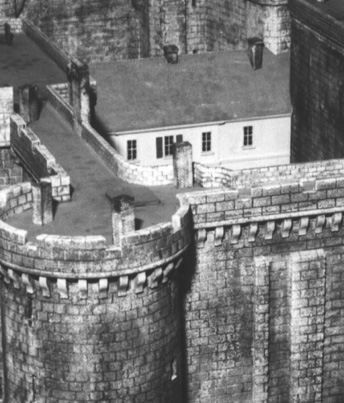 Rekonstruktionsmodell Bastille Detail 1