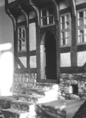 Baukundemodell Stolberger Buergerhaus Detail 1