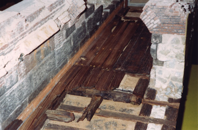 Grabungsmodell Muenzkanal Detail 3